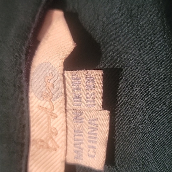 Boden Ashbourne Green Below Knee Long Sleeve Button Down Dress Size 10P, EUC - Picture 8 of 11